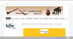 Desktop Screenshot of musikschule-kuerten.de